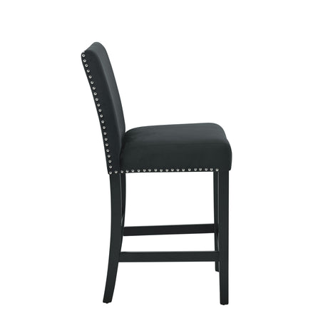 Celeste Counter Height Chair-Black (2 Per Carton)