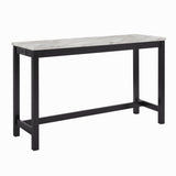 Celeste Theater Bar Table W/ 3 Stools-Blue