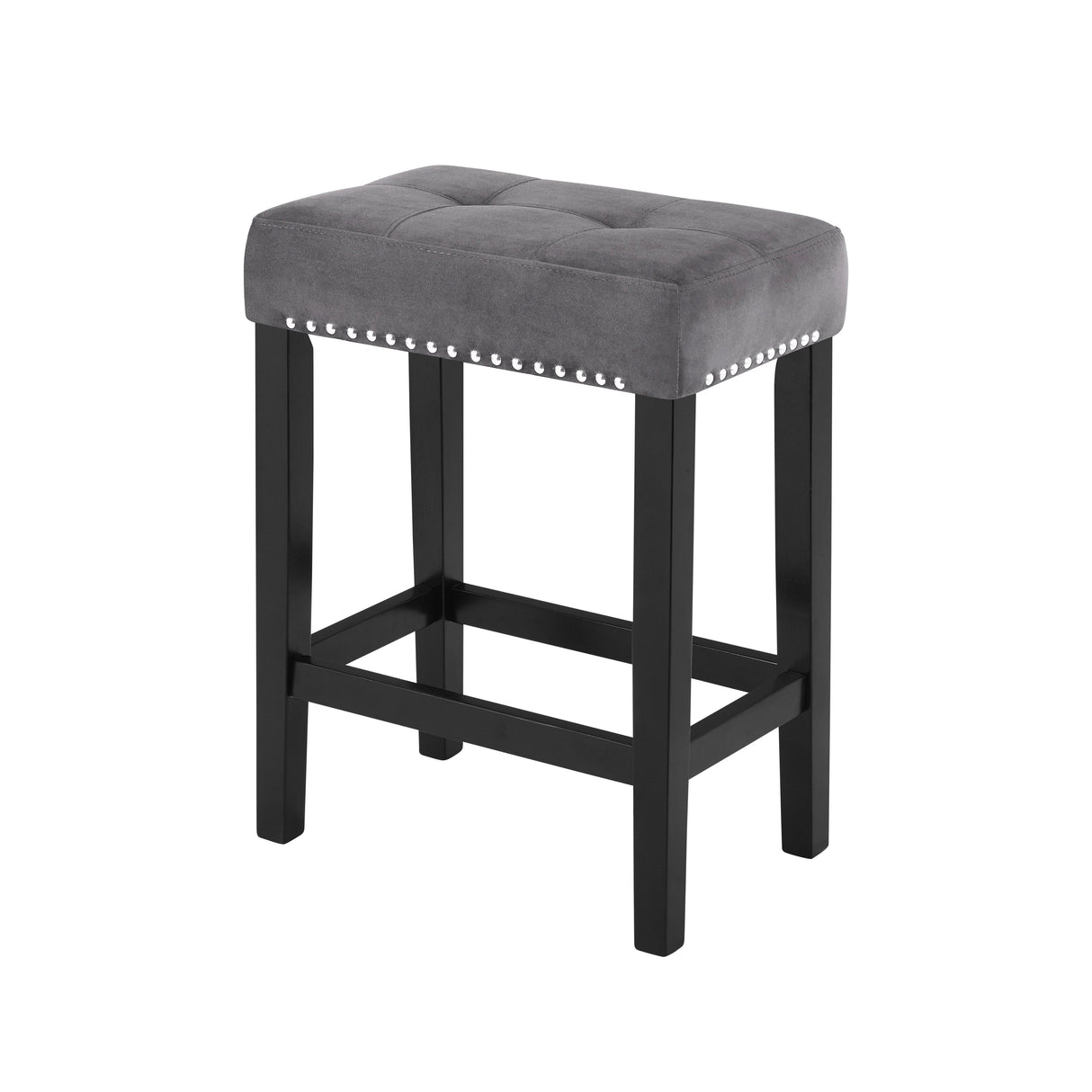 Celeste Theater Bar Table W/ 3 Stools-Gray