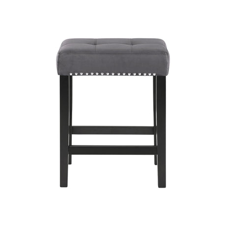 Celeste Theater Bar Table W/ 3 Stools-Gray