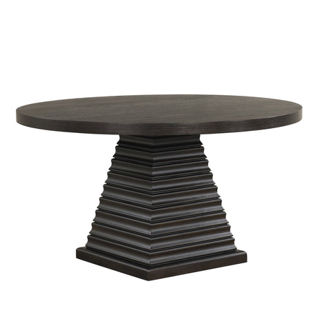 Plateau Round Dining Top-Rustic Espresso