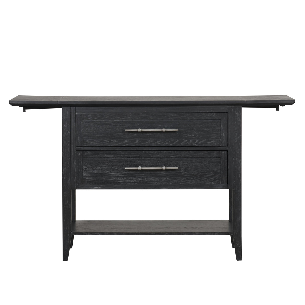 Sable Crest Drop Leaf Server-Black