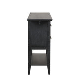 Sable Crest Drop Leaf Server-Black