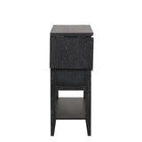 Sable Crest Drop Leaf Server-Black