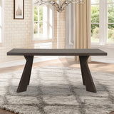 Chestnut Ridge 72" Dining Table-Brown