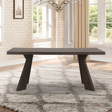 Chestnut Ridge 72" Dining Table-Brown