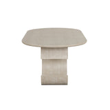 Gwendolyn Oval Dining Table Top-Cerused Taupe