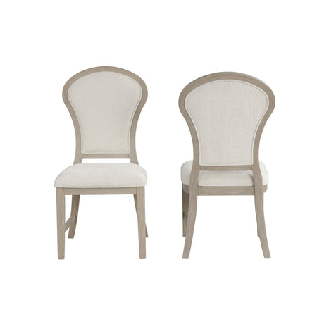 Gwendolyn Dining Side Chair (2 Per Carton)-Cerused Taupe