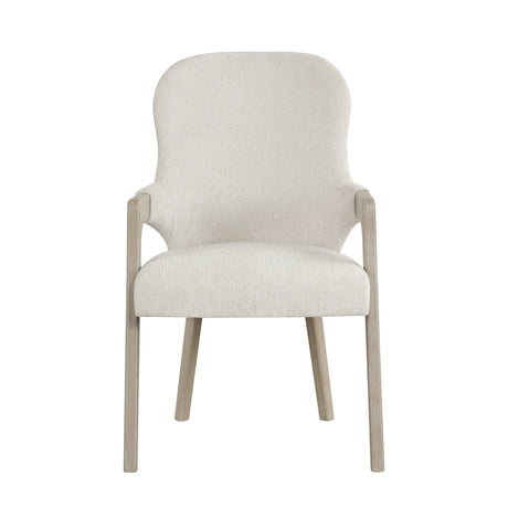Gwendolyn Upholstered Arm Chair (2 Per Carton)-Cerused Taupe