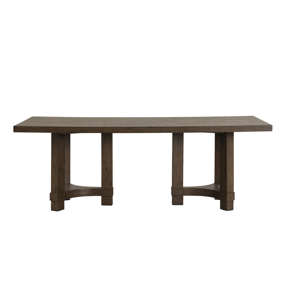 Cityscape Rectangle Dining Table Base-Walnut