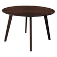 Tioga 47" Round Table-Brown Cherry