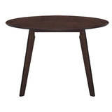 Tioga 47" Round Table-Brown Cherry