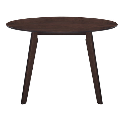 Tioga 47" Round Table-Brown Cherry