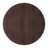 Tioga 47" Round Table-Brown Cherry