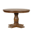 Sunset 48" Round Dining Table-Brown