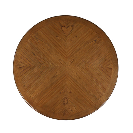 Sunset 48" Round Dining Table-Brown