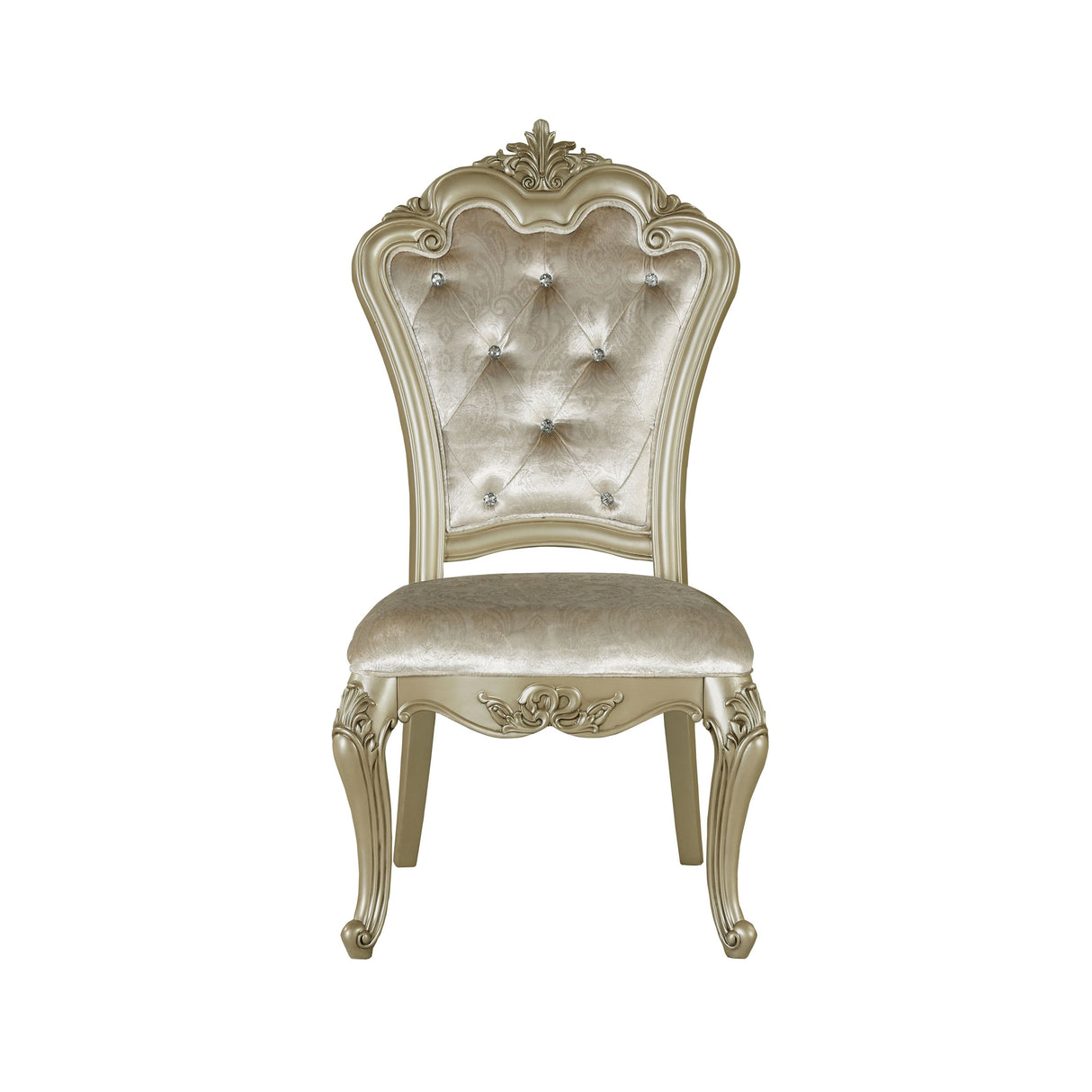 Monique Side Chair (2/Ctn)-Champagne