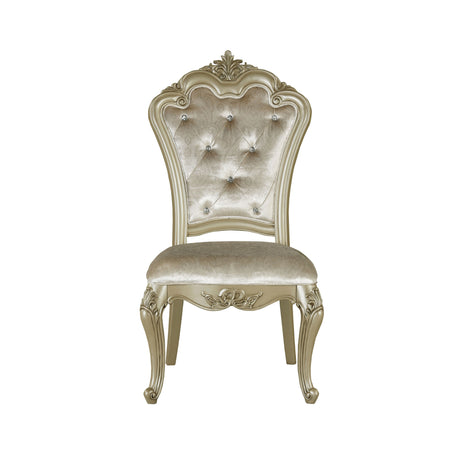 Monique Side Chair (2/Ctn)-Champagne