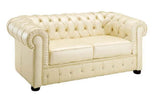 ESF Furniture 258 Loveseat in Ivory