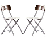 ESF Furniture 3147 Chair in Wenge White (Set of 4)