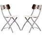 ESF Furniture 3147 Chair in Wenge White (Set of 4) image