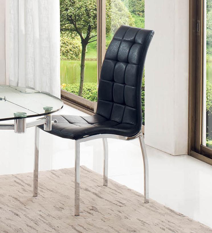 ESF Furniture 365 Chair in Black (Set of 2)