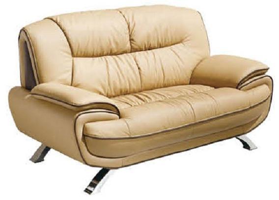 ESF Furniture 405 Loveseat in Brown