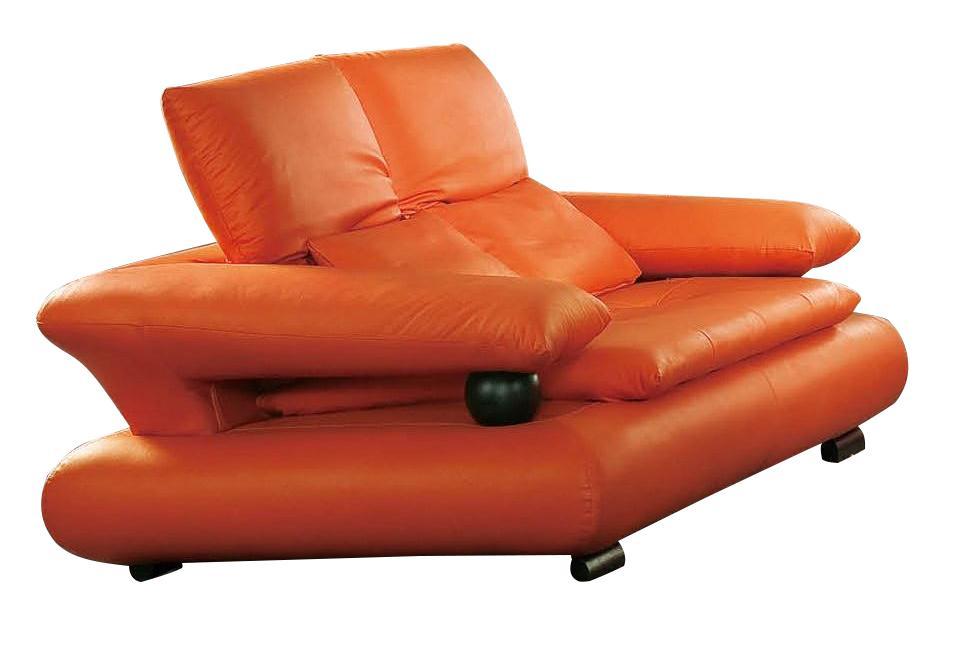 ESF Furniture 410 Loveseat in Flare Orange