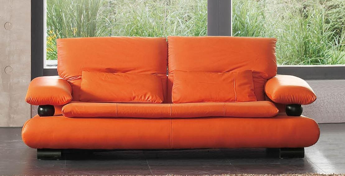 ESF Furniture 410 Sofa in Flare Orange