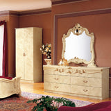ESF Furniture Barocco Mirror in Ivory