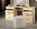 ESF Furniture Barocco Vanity Dresser in Ivory