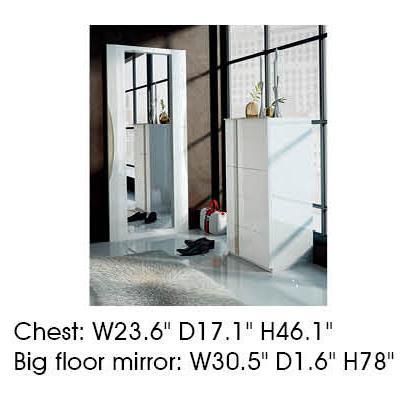 ESF Furniture Granada Chest in White