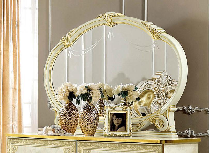 ESF Furniture Leonardo Mirror in Ivory