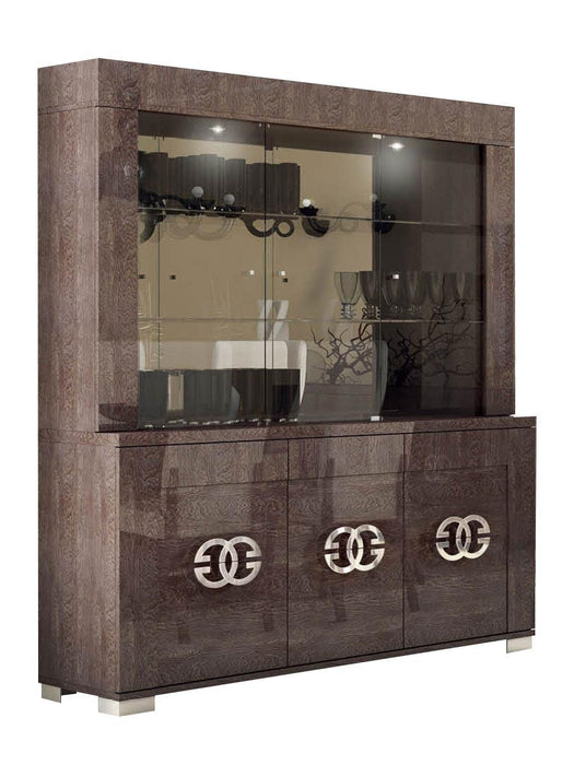 ESF Furniture Prestige 3-Door China in Walnut image