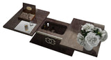 ESF Furniture Prestige Coffee Table with Storage in Wenge