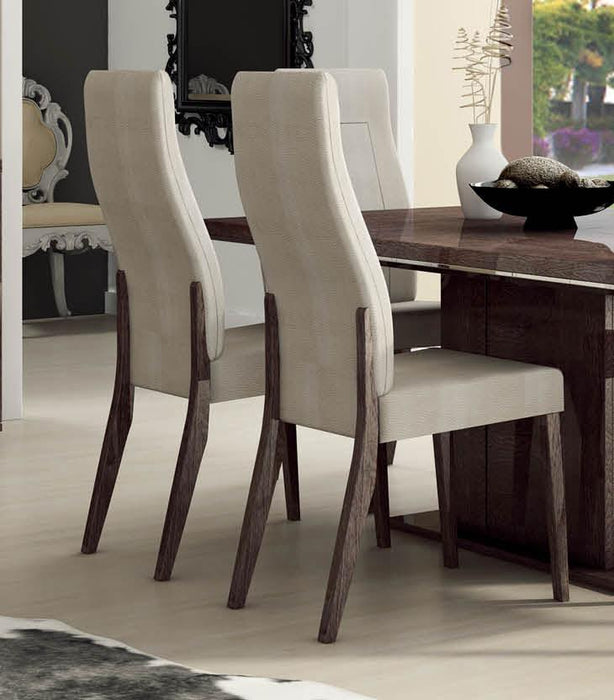 ESF Furniture Prestige Side Chair in Walnut (Set of 2)