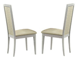 ESF Furniture Roma Side Chair in White (Set of 2)