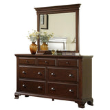 Canton Cherry Dresser & Mirror Set