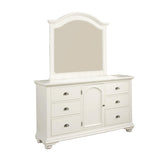 Brookpine White Dresser & Mirror Set
