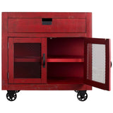 Industrial 2-Door Accent Chest