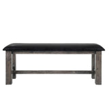 Nathan Bench w. PU Padded Seat