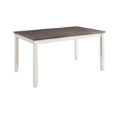 Martin Brown 6PC Dining Set-Table, Four Chairs & Bench