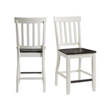 Kayla Two Tone Counter Height Side Chair Set of 2