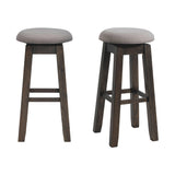 Morrison 30" Swivel Backless Bar Stool Set of 2