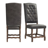 Gramercy Tufted Tall Back Side Chair Set of 2