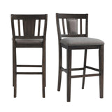Morrison 30" Slat Back Bar Stool Set of 2