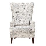 Kori Accent Chair in French Script
