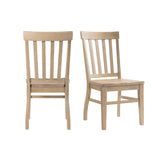 Lakeview Slat Back Side Chair Set of 2