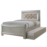 Platinum Youth Full Platform Bed w/ Trundle
