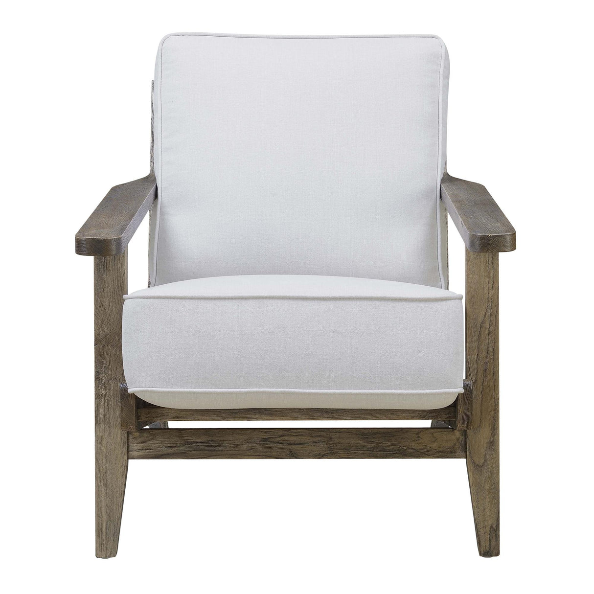 Metro Accent Chair in Taupe w/ Antique Legs